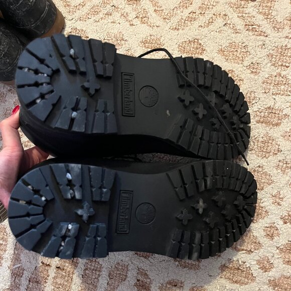 Timberland Black Boots Size 10 - Picture 5 of 5